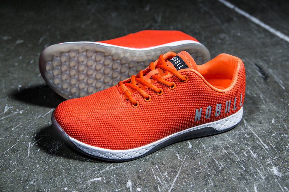 Nobull Superfabric Men's Trainers Light Orange | Australia (TE5371)